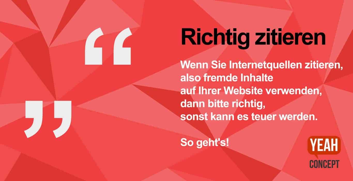 richtig zitieren im Internet