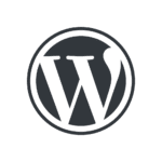 WordPress-logotype-wmark WodrPress Logo black